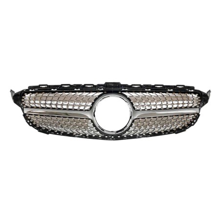Calandre Mercedes W205 2014-2018 Look Diamond Chromed