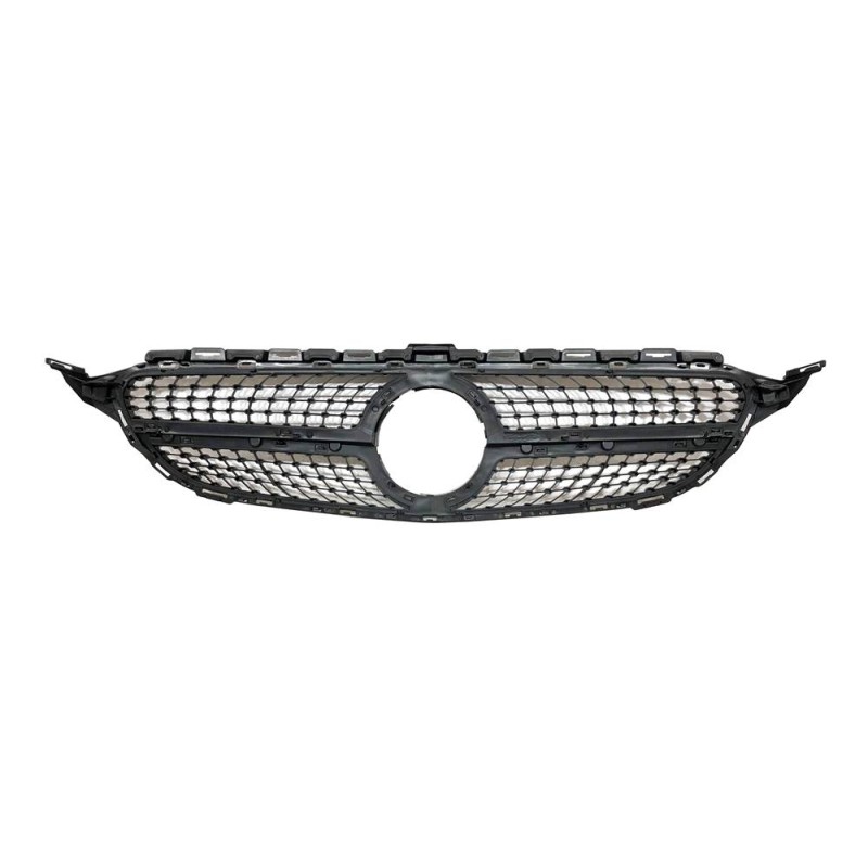 Front Grill Mercedes W205 2014-2018 Look Diamond Chromed