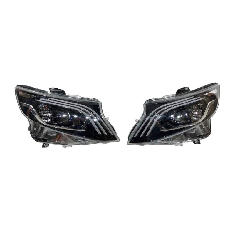 Set Of Headlamps and rear tails lights Mercedes Vito 260 2016-2020 Look Mayback