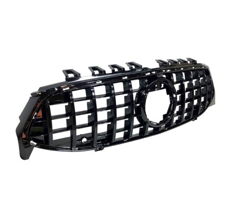 Front Grill Mercedes W118 / C118 CLA Look GT Full Black Camera