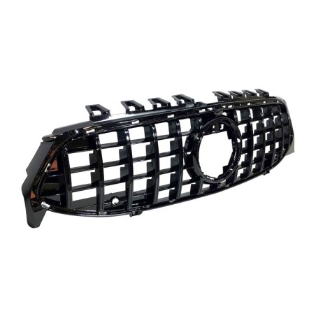 Front Grill Mercedes W118 / C118 CLA Look GT Full Black Camera