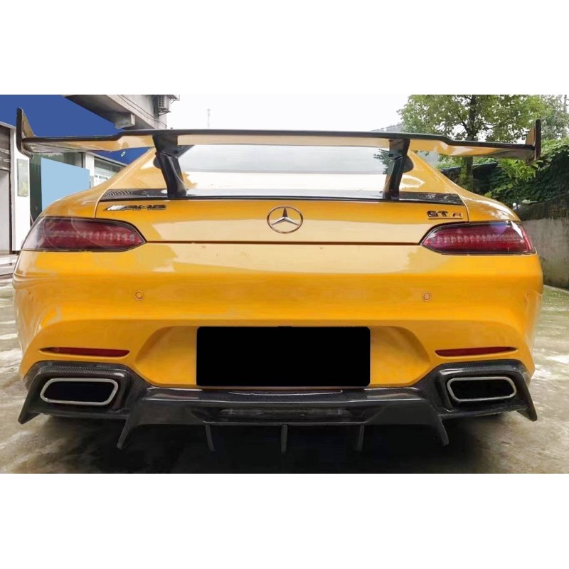 Carbon Fibre Rear Diffuser Mercedes R190 Coupe Look AMG GT