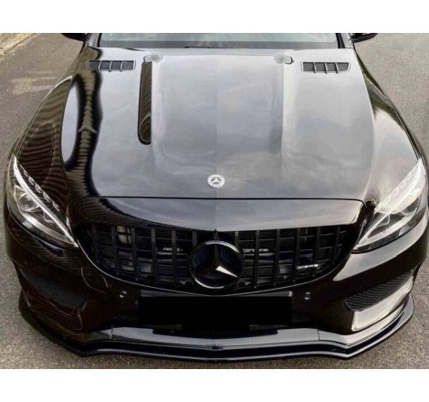 Cofano Mercedes W205 2014-2020 GT Look C63 Alluminio