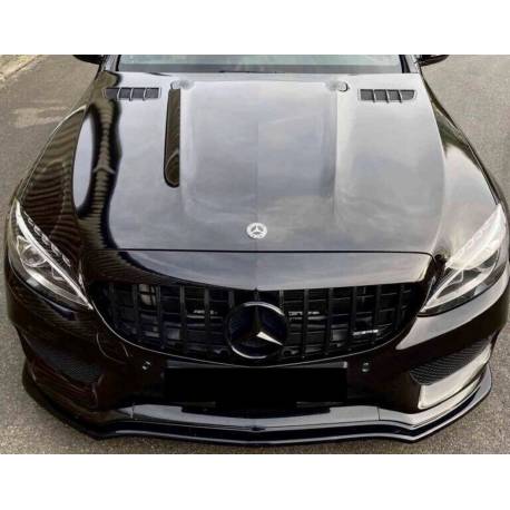 Capot Mercedes W205 2014-2020 GT Look C63 Aluminium
