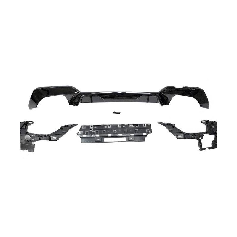 Rear Diffuser BMW G20 / G21 340 Look M Performance Glossy Black