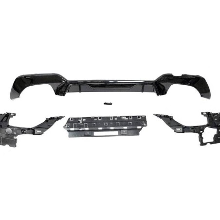 Diffuseur Arrière BMW G20 / G21 340 Look M Performance Noir brillant