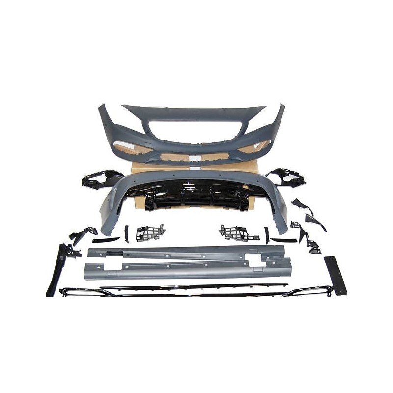 Body Kit Mercedes W117 13-18 4D / SW Facelift Look AMG A45 II Sport grill