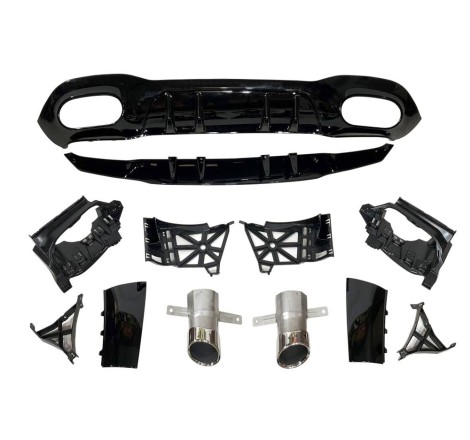 Diffusore Posteriore Mercedes V177 AMG Look A45 4 Porte