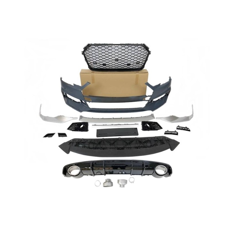 Kit De Carrocería Audi A4 B9 16-19 Look RS4