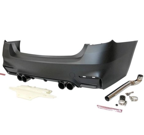 Pare-Choc Arrière BMW F32 / F33 / F36 Look M4 2 Sorties, Echappement