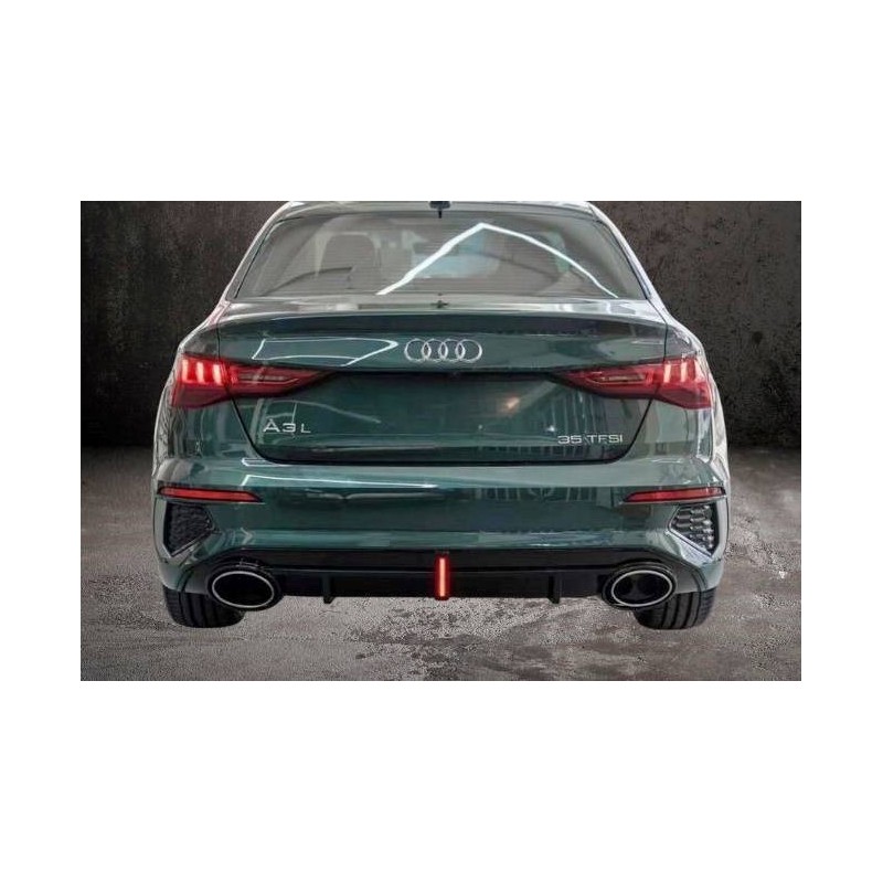 Diffusore Posteriore Audi A3 Sedan 2021+ SLine Look RS3 ABS