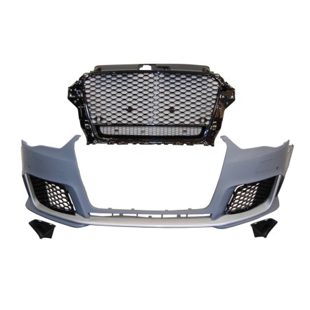 Paraurti Anteriori Audi A3 2013-2015 4 Portes / Cabriolet Look RS3