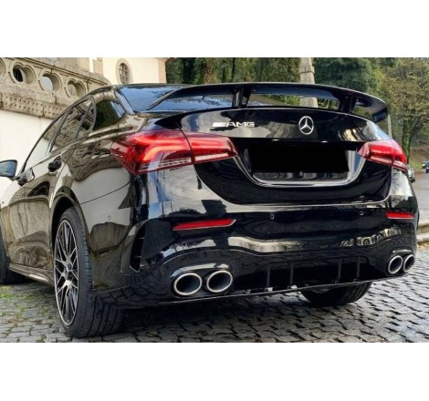Spoiler Mercedes W118 / V177 Look CLA45 Nero lucido