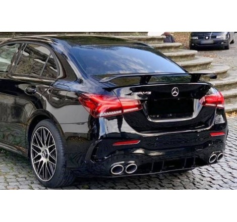 Spoiler Mercedes W118 / V177 Look CLA45 Nero lucido