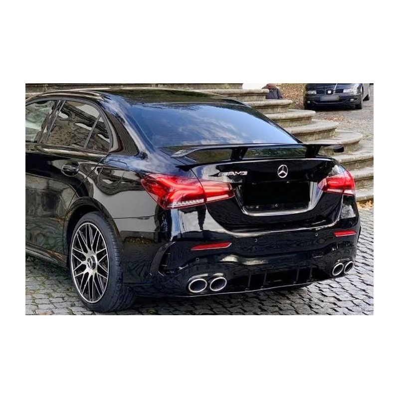 Alerón Mercedes W118 / V177 Look CLA45 Brillante Negro