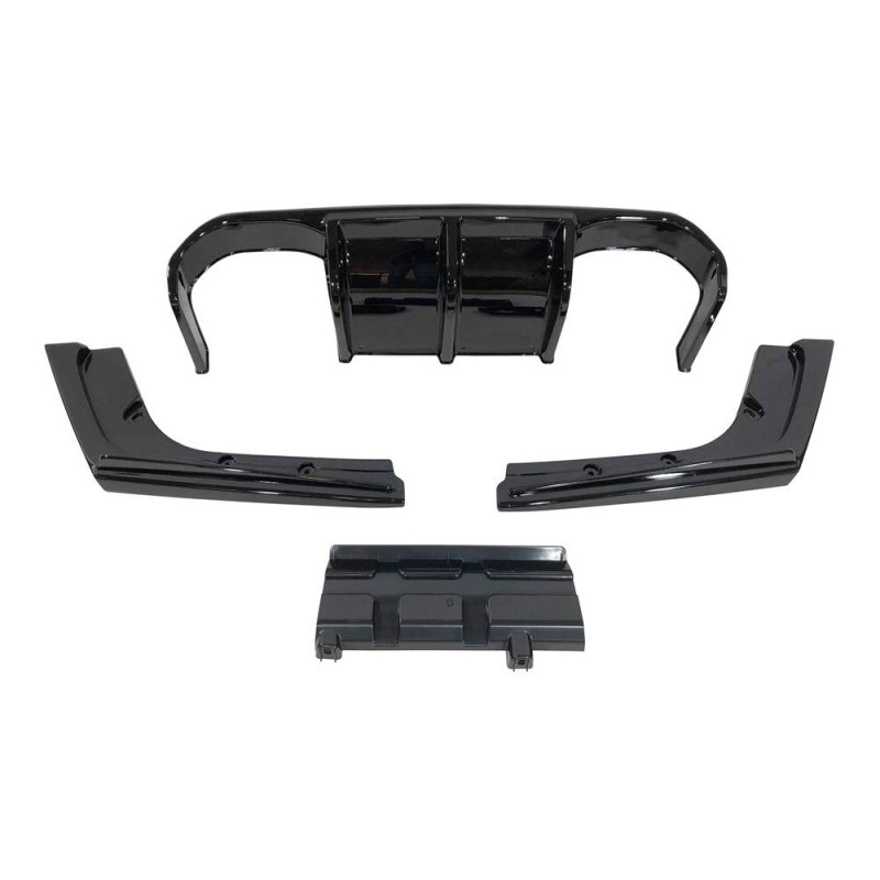 Difusor Trasero BMW F30 / F31 Look M3 Brillante Negro