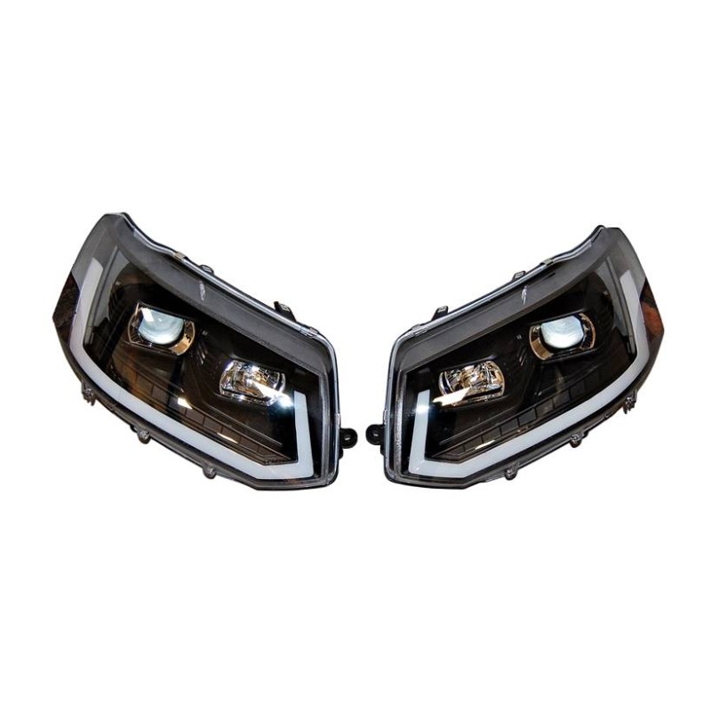 Fanali Day Light De Dia Volkswagen T5 09-16 Xenon DRL Black