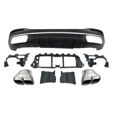Diffusore Posteriore Mercedes W167 GLE 2020 Terminali