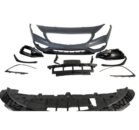 Front Bumper Mercedes W117 16-18 4D / SW Look AMG A45