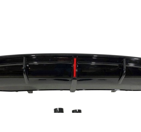 Difusor Trasero Audi A7 2011-2014 Look RS7 para SLine / S7
