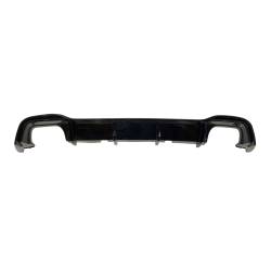 Rear Diffuser Volkswagen Golf 8 GTI MAX Glossy Black 2 Exhaust Double