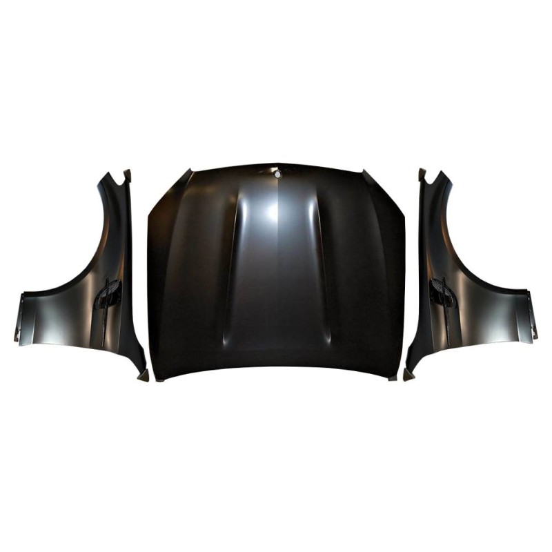 Bonnet and Front Fenders Mercedes W205 2014-2021 4D/COUPE/ESTATE Look GT