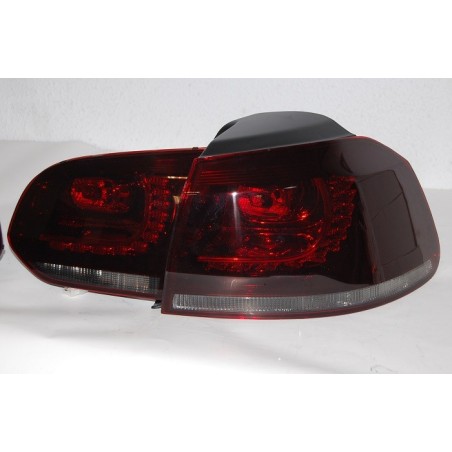 Feux Arrières Volkswagen Golf 6 Rouge/Fumé