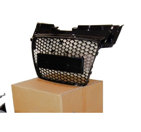 PARAURTI ANTERIORI AUDI TT 06-14 8J LOOK RS SPOILER LOOK CARBONIO