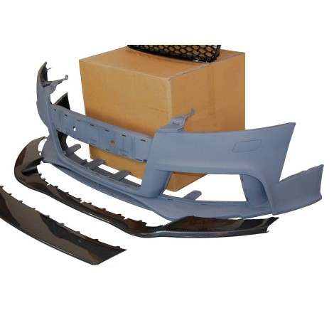 PARE-CHOC AVANT AUDI TT 06-14 8J LOOK RS SPOILER LOOK CARBONO