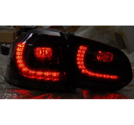 Feux Arrières Volkswagen Golf 6 Rouge/Fumé