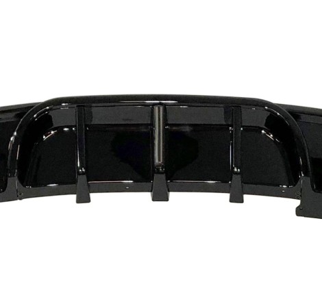 Diffusore Posteriore BMW E82 / E88 look M Performance Nero lucido Luce freno a led