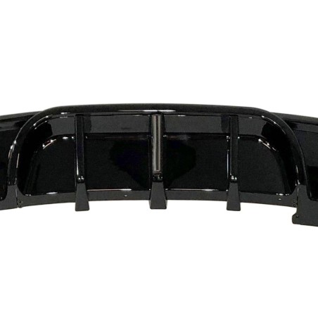Diffusore Posteriore BMW E82 / E88 look M Performance Nero lucido Luce freno a led