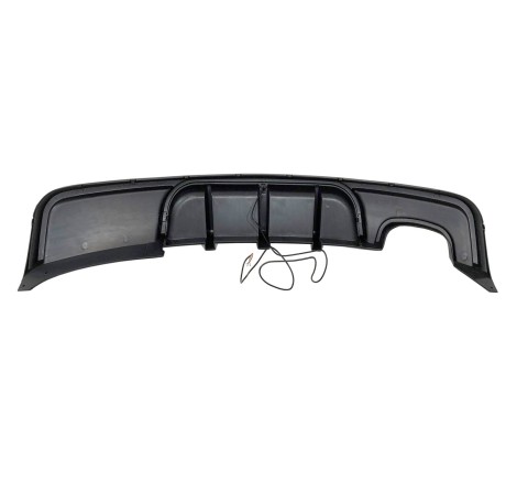 Diffusore Posteriore BMW E82 / E88 look M Performance Nero lucido Luce freno a led
