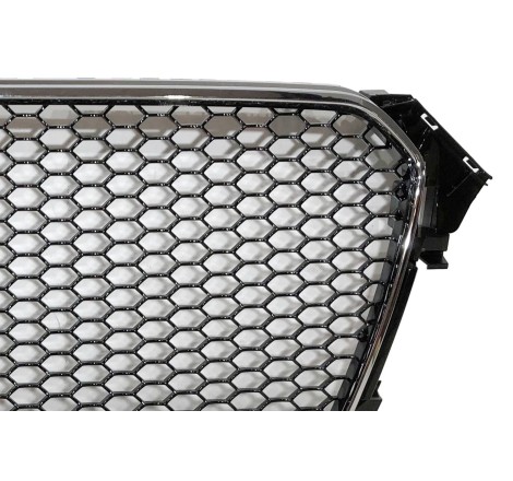 Sport Grille Audi A4 2013-2016 Look RS Black chromed