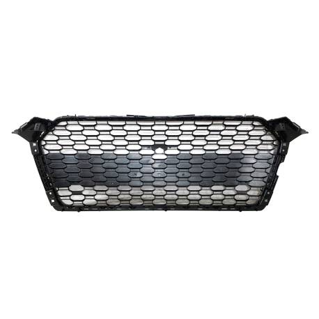 Front Grill A5 18-20 Look RS5 Glossy Black Camera
