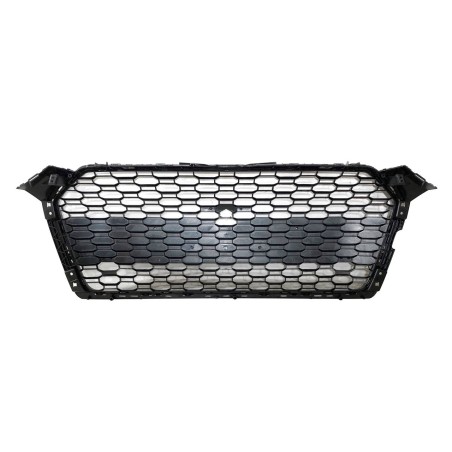 Parrilla Audi A5 18-20 Look RS5 Negro brillante Cámara