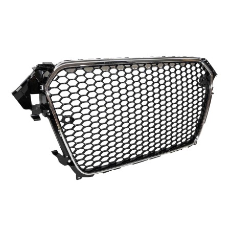 Calandre Audi A4 2013-2016 Look RS Black chromed