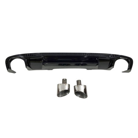 Rear Diffuser Audi A4 4D / Avant 2016+ Sline