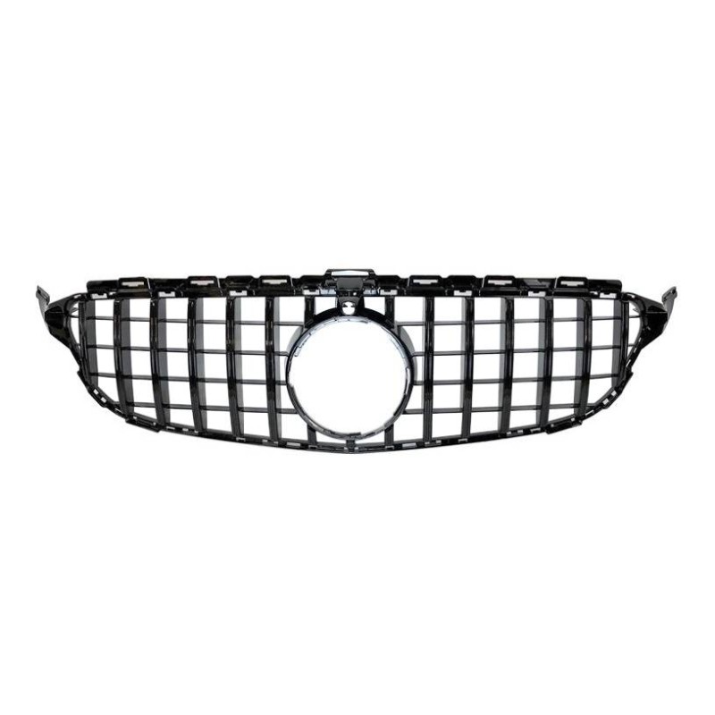 Calandre Mercedes W205 2015-2018 Full Black Caméra