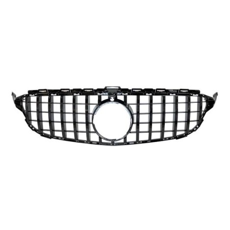 Calandre Mercedes W205 2015-2018 Full Black Caméra