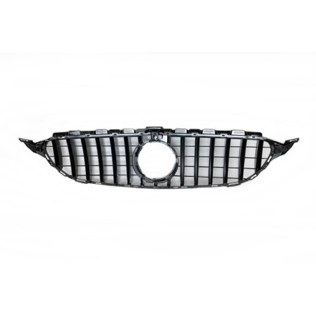 Calandre Mercedes W205 2015-2018 Full Black Caméra
