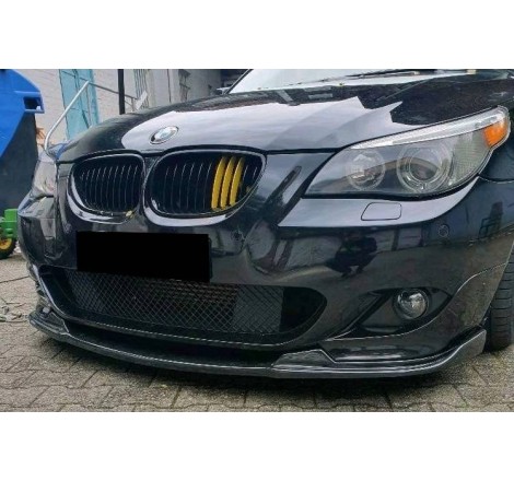 Spoiler Anteriore BMW E60 / E61 Look M-Tech Nero Lucido