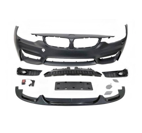 Pare-Choc Avant BMW F32 F33 F36 Look M4 III Lip spoiler