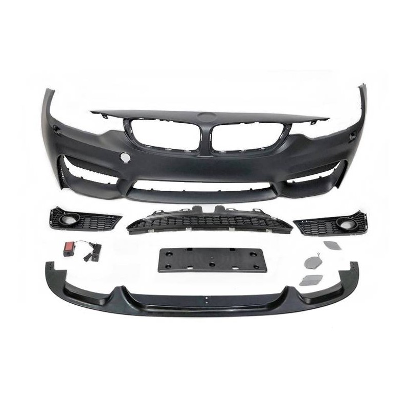 Pare-Choc Avant BMW F32 F33 F36 Look M4 III Lip spoiler