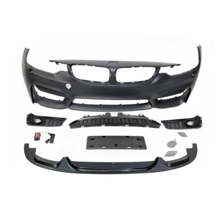 Pare-Choc Avant BMW F32 F33 F36 Look M4 III Lip spoiler