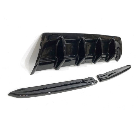 Difusor Trasero Volkswagen Arteon R MAX 2021 Negro Brillante