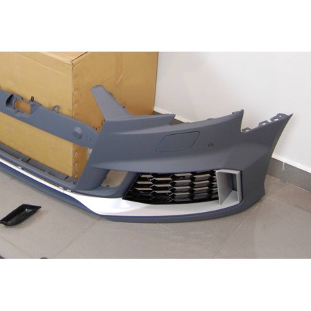 Front Bumper Audi A3 2016-2019 4 Doors Look RS3