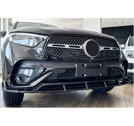 Spoiler Anteriore Mercedes X254 2023+ Look AMG Nero lucido