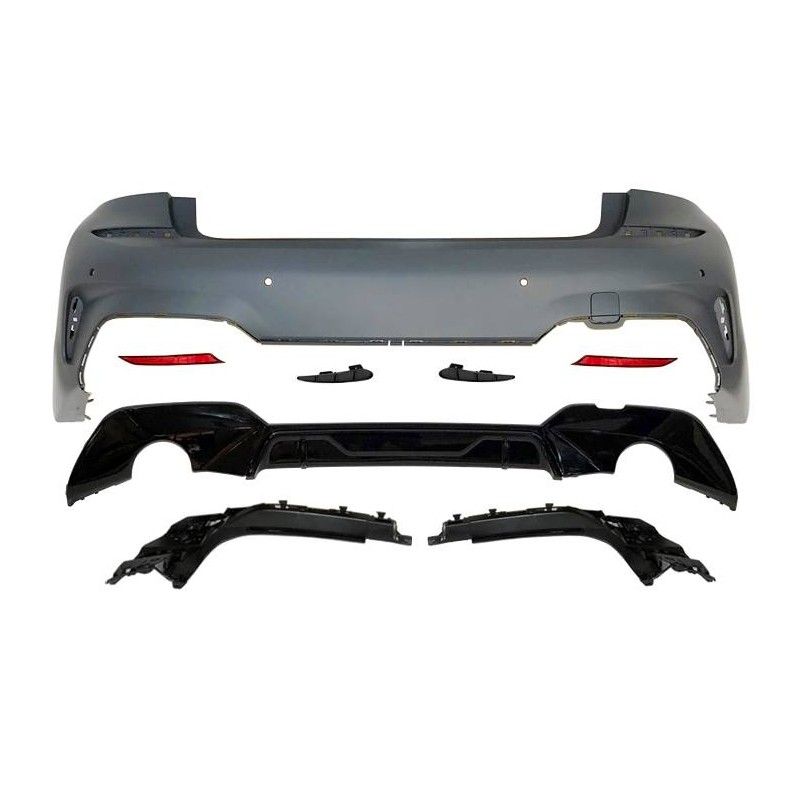 Paraurti Posteriore BMW G20 Look MPerformance Nero lucido