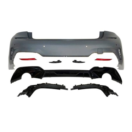 Paraurti Posteriore BMW G20 Look MPerformance Nero lucido